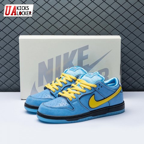 Nike SB Dunk Powerpuff Girls x Nike SB Dunk Low "Bubbles" Blue Chill FZ8320-400 Unisex