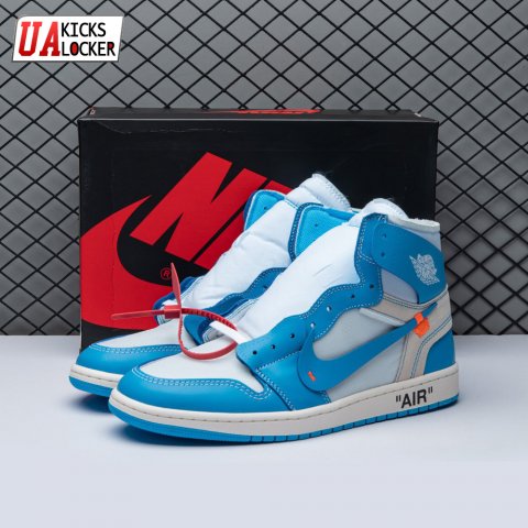 Off-White x Air Jordan 1 Retro High OG 'UNC' Unisex
