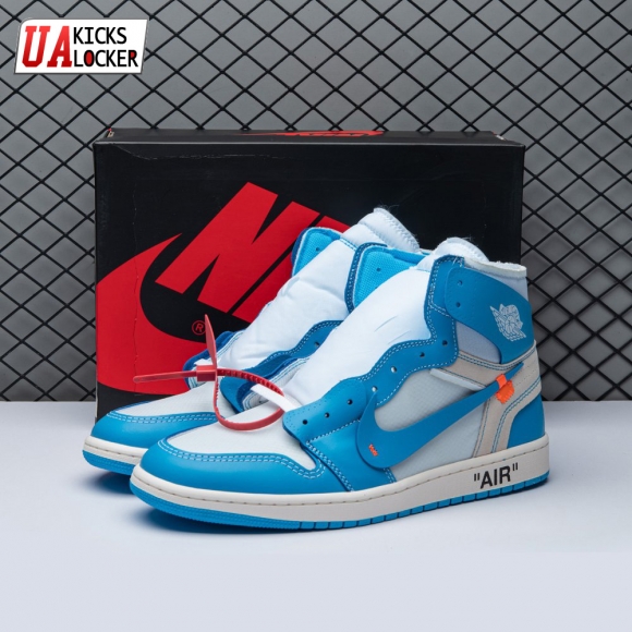 Off-White x Air Jordan 1 Retro High OG 'UNC' Unisex
