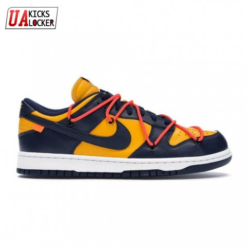 Off-White x Dunk Low 'University Gold' Unisex