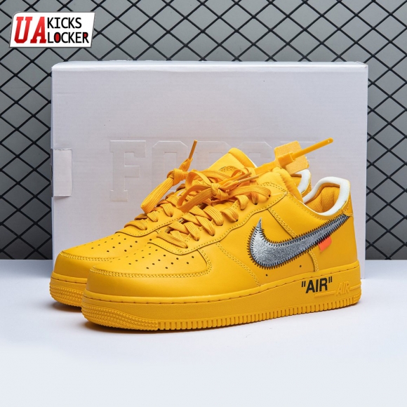 Off-White x Air Force 1 Low 'University Gold' Unisex