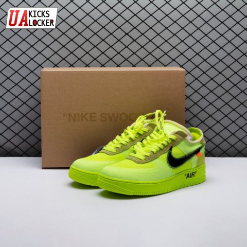 Off-White x Air Force 1 Low 'Volt' Unisex